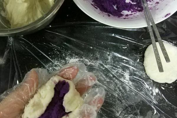 紫薯饼无糖无油版的做法图解6