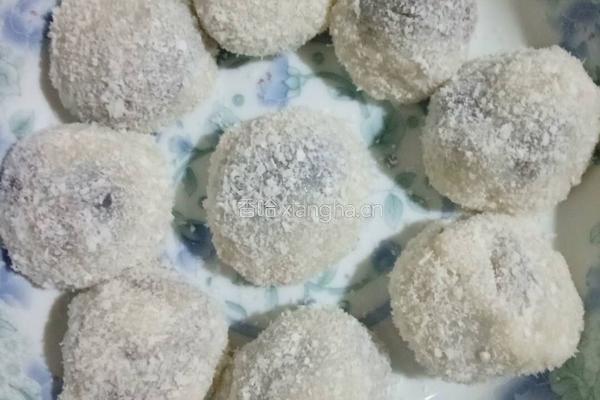 豆沙糯米糍的做法图解9