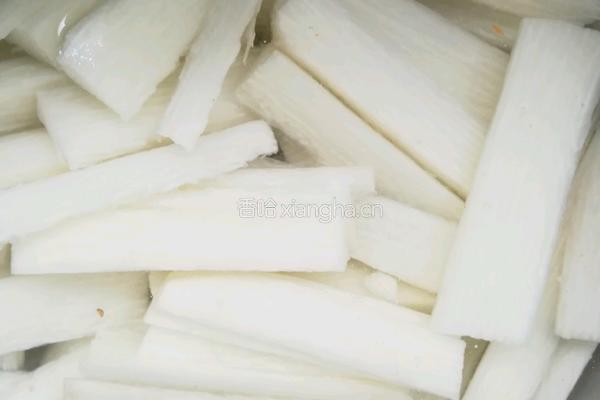 双耳炒山药的做法图解1