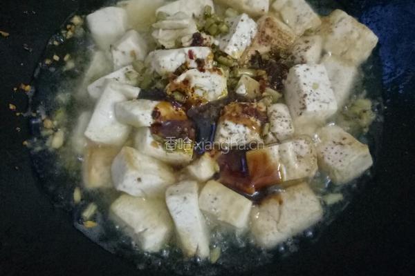 酸豆角豆腐的做法图解4