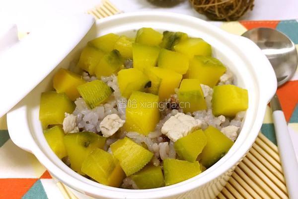 宝宝辅食分享【南瓜肉丁双米饭】12m+的做法图解8