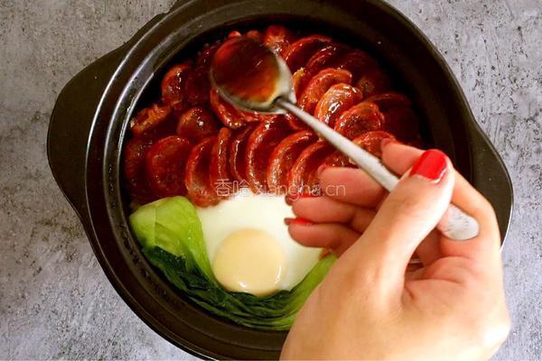 腊味煲仔饭的做法图解10