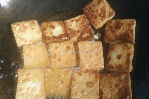 香煎豆腐的做法图解3