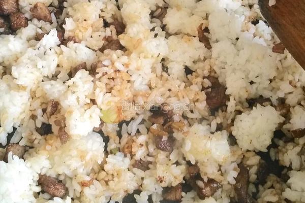 牛肉丁炒米饭的做法图解5