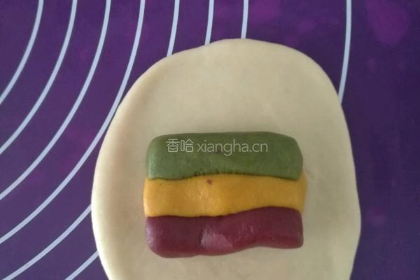 彩色芋头酥的做法图解8