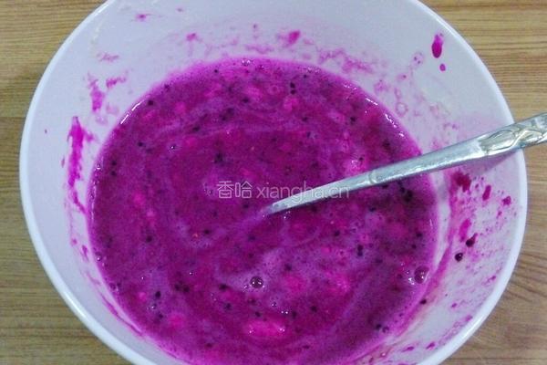 火龙果藕粉冻的做法图解6