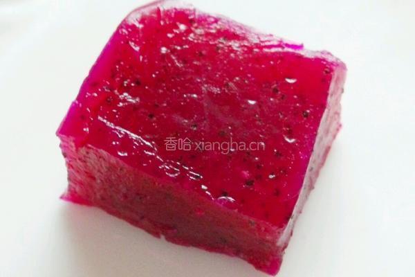 火龙果藕粉冻的做法图解10