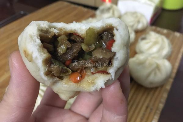 茄子青椒包的做法图解7