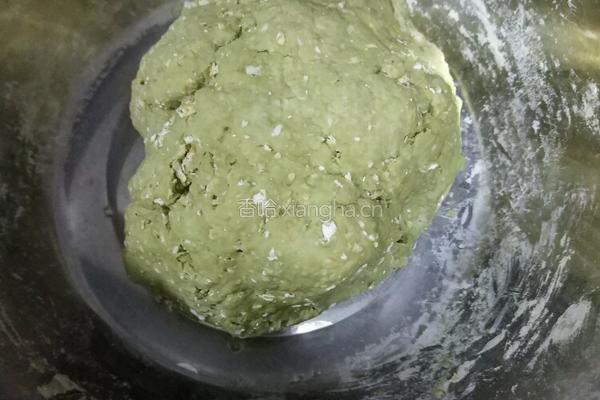 抹茶燕麦面包的做法图解2