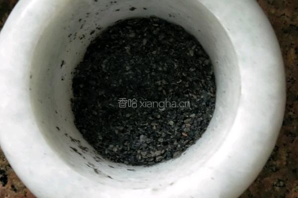 黑芝麻核桃粥的做法图解4