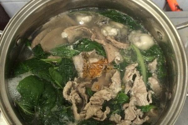 猪肝生蚝汤的做法图解5