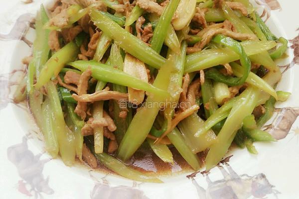 芹菜炒肉丝
