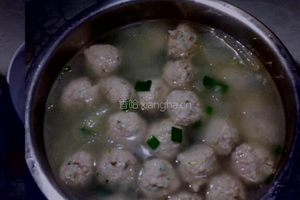 冬瓜汆肉丸的做法图解7