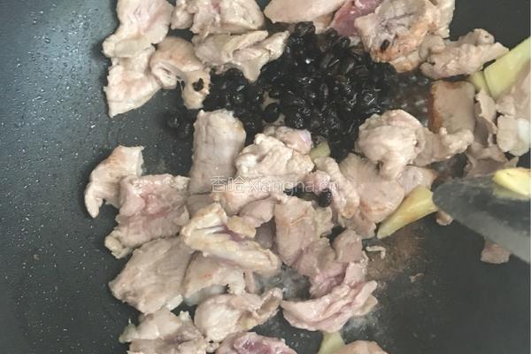 豆豉炒猪肉的做法图解4