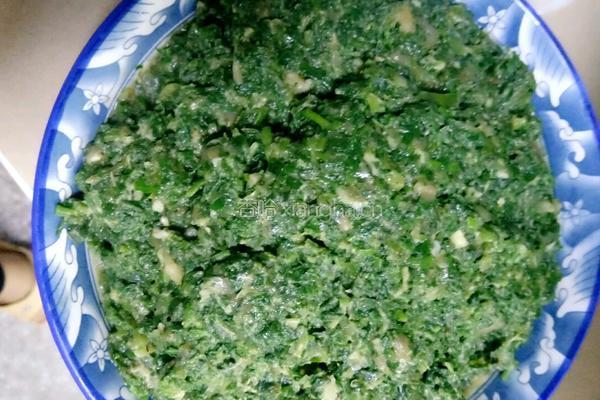 荠荠菜水饺的做法图解3