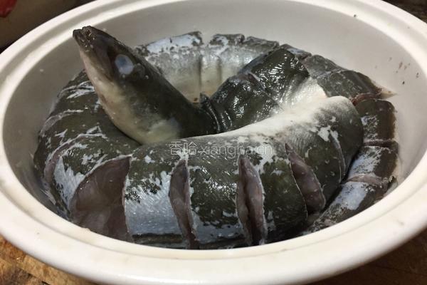 豆豉蒸白鳗鱼的做法图解5