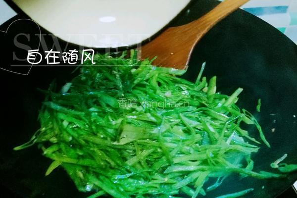 眉豆肉丝的做法图解7