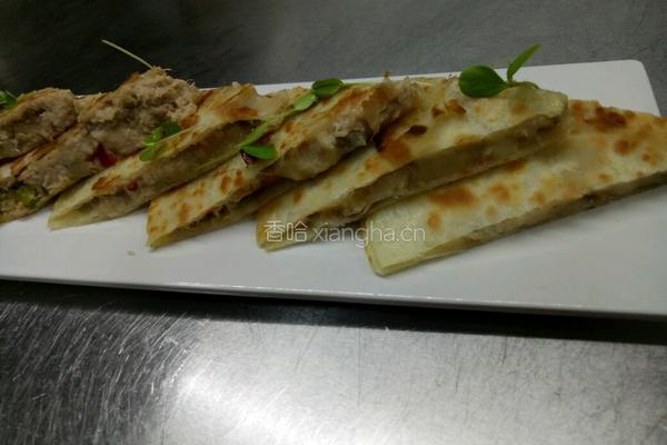 墨西哥辣椒金枪鱼饼的做法图解15