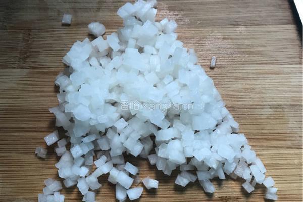 肉丝粥的做法图解1