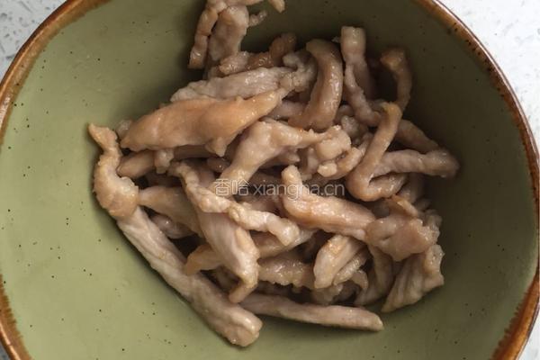豆角炒肉的做法图解4