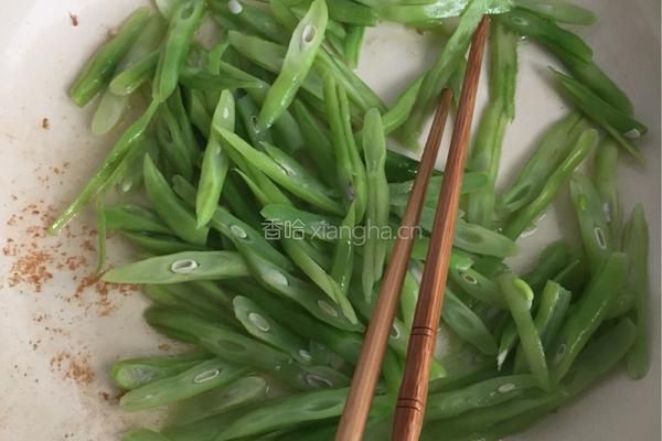 豆角炒肉的做法图解5