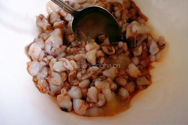 韭菜八带鱼水饺#年夜饭的做法图解4