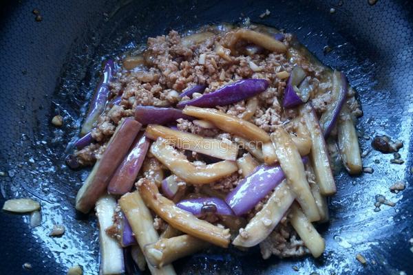 肉末茄子的做法图解9