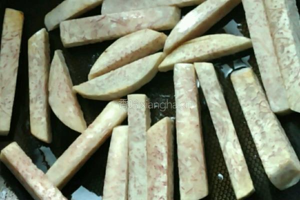 葱香甜芋条（反沙芋）的做法图解3