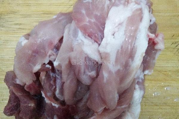 四季豆炒肉的做法图解2
