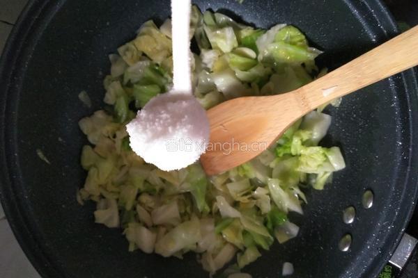 清炒包菜的做法图解7