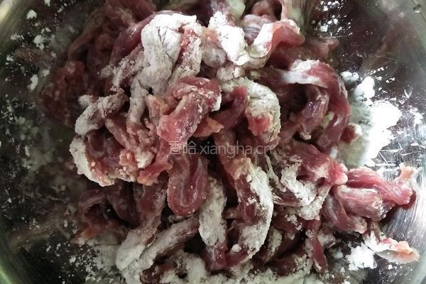 蒜薹炒牛肉的做法图解3