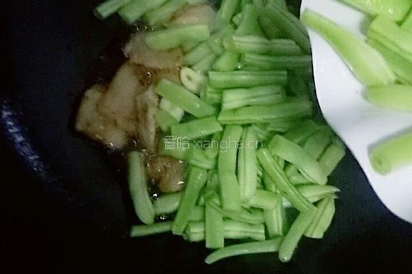 四季豆炒肉的做法图解7