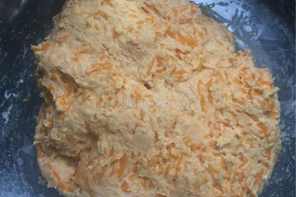 南瓜萝卜肉馅饼的做法图解11