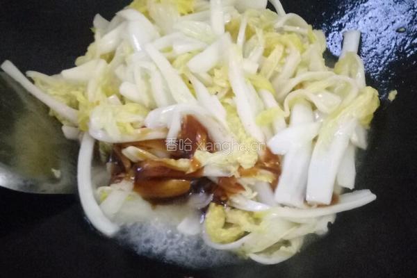 素炒娃娃菜的做法图解3