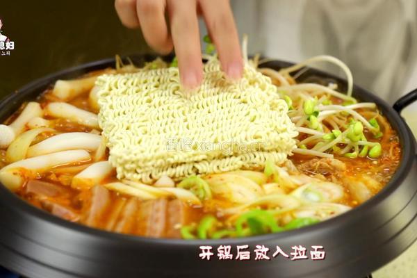 韩国部队火锅的做法图解24