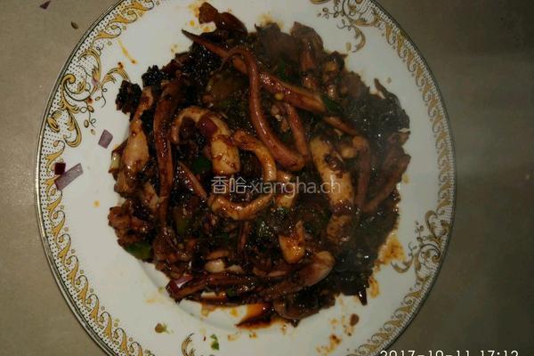 麻辣鱿鱼的做法图解8