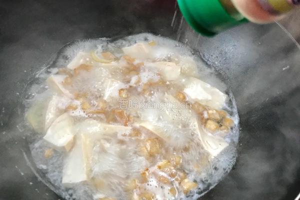 猪油渣豆腐汤的做法图解12