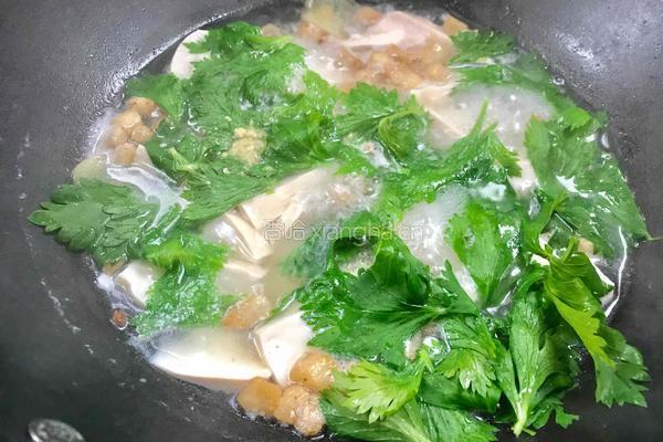 猪油渣豆腐汤的做法图解14