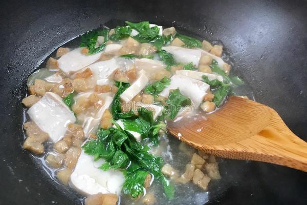 猪油渣豆腐汤的做法图解15
