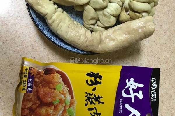 粉蒸肥肠的做法图解1
