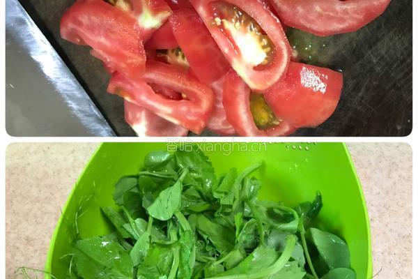 豌豆尖肉丸汤的做法图解4