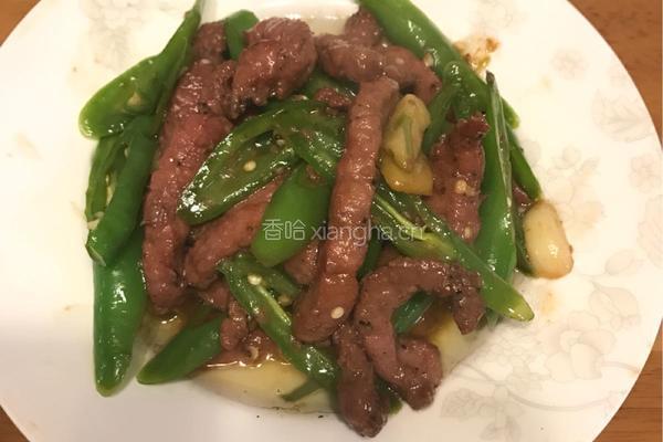 蚝油杭椒牛柳的做法图解7