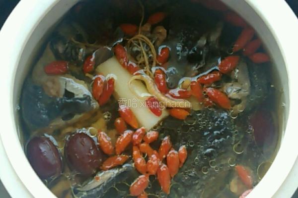 花旗参炖乌鸡的做法图解9