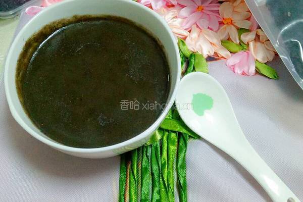 自制三黑芝麻糊的做法图解15