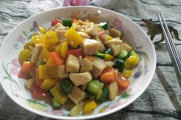 彩椒鸡丁的做法图解11