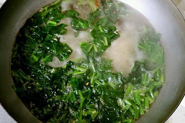 菠菜疙瘩汤的做法图解8