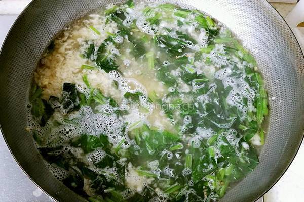 菠菜疙瘩汤的做法图解9