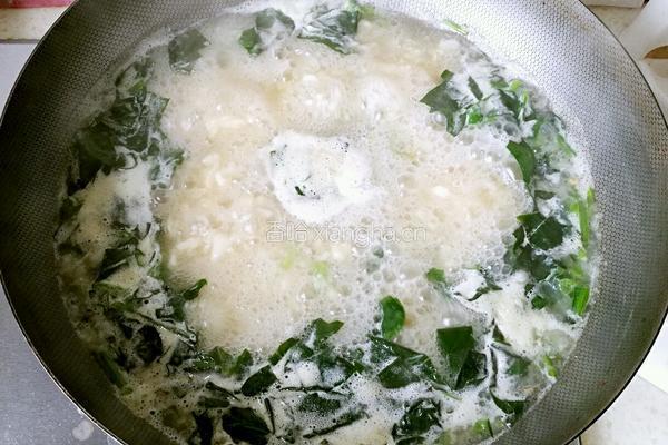 菠菜疙瘩汤的做法图解10