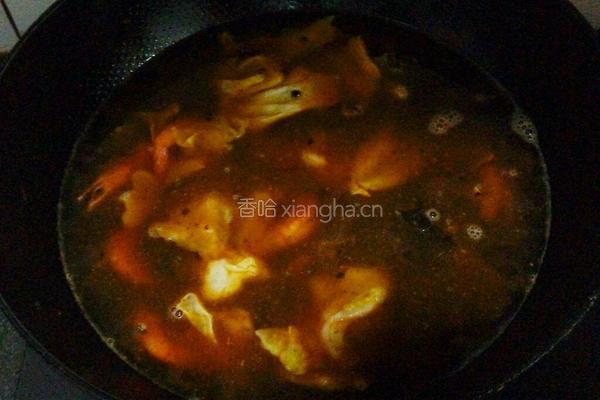 海带鲜虾面的做法图解6