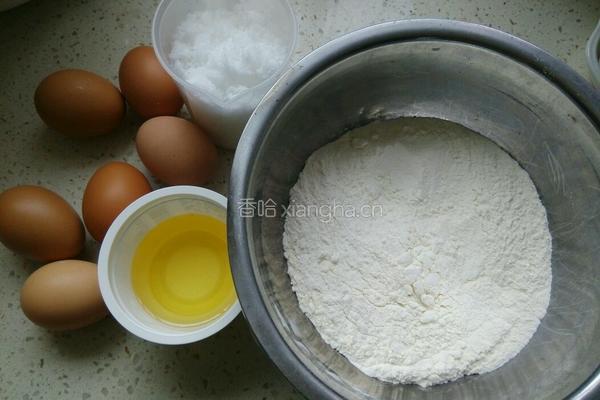 海绵蛋糕的做法图解1